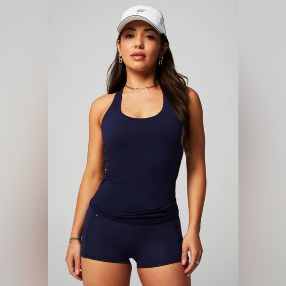 Fabletics Tops - NWT Fabletics Feather Tech+ Racerback Tank Deep Navy S